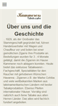 Mobile Screenshot of kammerers-tabakstube.de